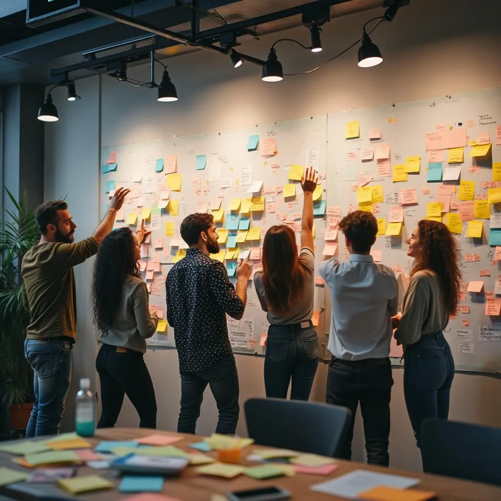 Sesión de innovación y design thinking